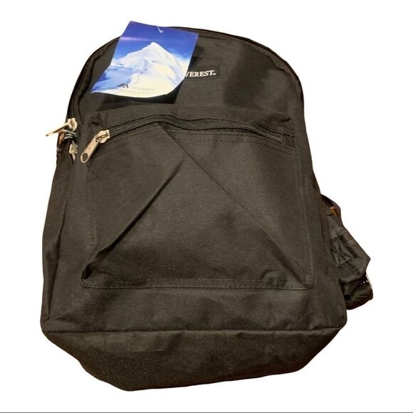 Everest Backpack NWT Black - Picture 1 of 5